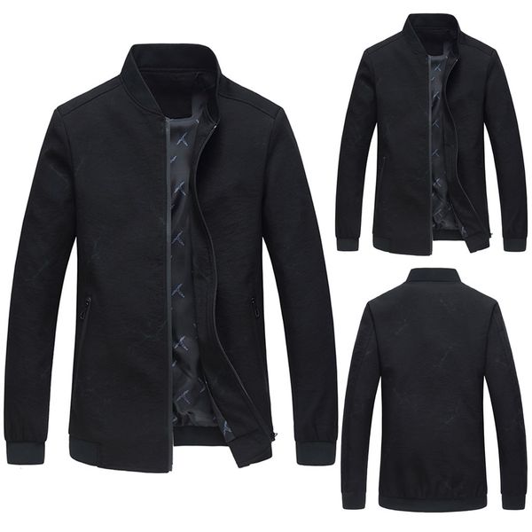 jacket men autumn winter bomber jacket classic casual outwear solid zipper breathable coat men's sweatshirt chaqueta hombre, Black;brown
jacket men autumn winter bomber jacket classic casual outwear solid zipper breathable coat men's sweatshirt chaqueta hombre, Black;brown