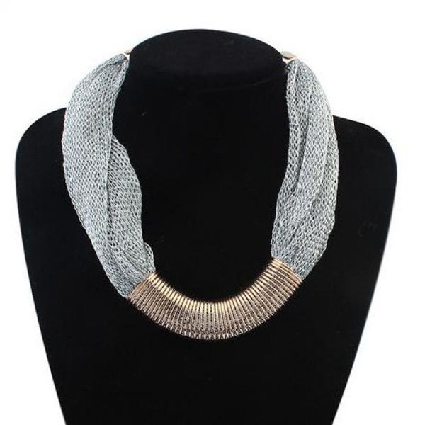 chunky necklace big jewelry collier statement necklace femme women bijoux colares fashion chocker accessories gift 2017, Silver
chunky necklace big jewelry collier statement necklace femme women bijoux colares fashion chocker accessories gift 2017, Silver