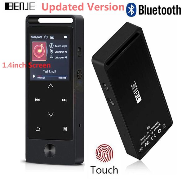 updated version original benjie-s8 touch button bluetooth hifi mp3 player lossless music player with fm, support sd up to 64gb
updated version original benjie-s8 touch button bluetooth hifi mp3 player lossless music player with fm, support sd up to 64gb
