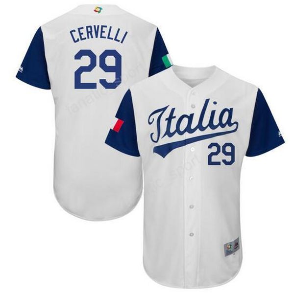 team italia 2017 world baseball classic jerseys italy 29 francisco cervelli jersey men color white for sport fans excellent quality, Blue;black
team italia 2017 world baseball classic jerseys italy 29 francisco cervelli jersey men color white for sport fans excellent quality, Blue;black