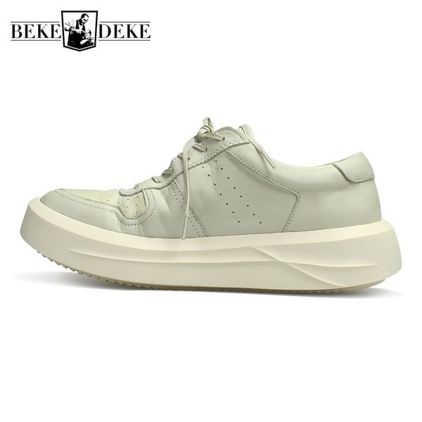 new designer mens luxury cow genuine leather shoes casual thick platform sneakers mens jogger trainers height increasing shoes, Black
new designer mens luxury cow genuine leather shoes casual thick platform sneakers mens jogger trainers height increasing shoes, Black
