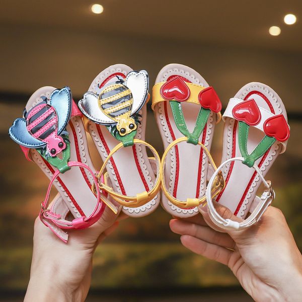 2019 summer girls sandals flowers with heart sharp and bees beach shoes for baby to big kids t200703, Black;red
2019 summer girls sandals flowers with heart sharp and bees beach shoes for baby to big kids t200703, Black;red