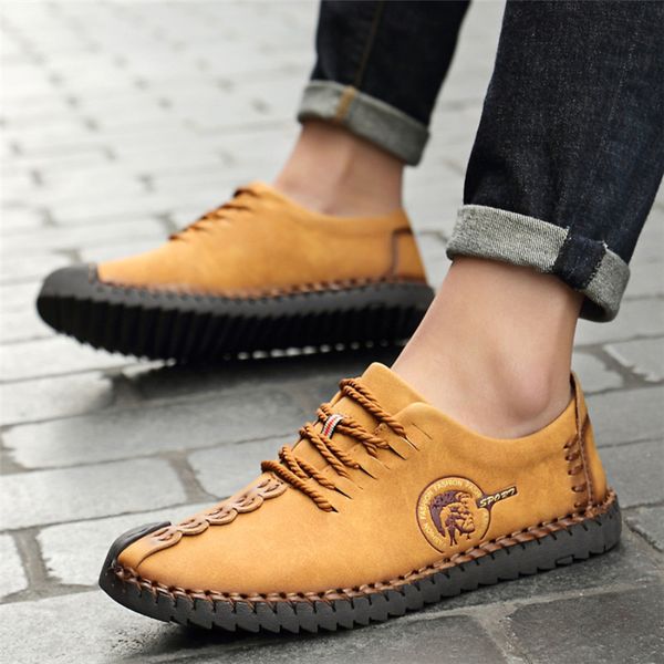 2019 selling man casual leather shoes size 38-44 designer man comfortable soft loafers shoes black yellow khaki
2019 selling man casual leather shoes size 38-44 designer man comfortable soft loafers shoes black yellow khaki