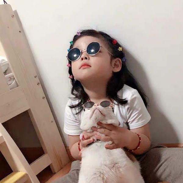 round children's sunglasses boy sunglasses little girl decorated glasses show baby glasses cute colorful round glasses trend, Blue
round children's sunglasses boy sunglasses little girl decorated glasses show baby glasses cute colorful round glasses trend, Blue