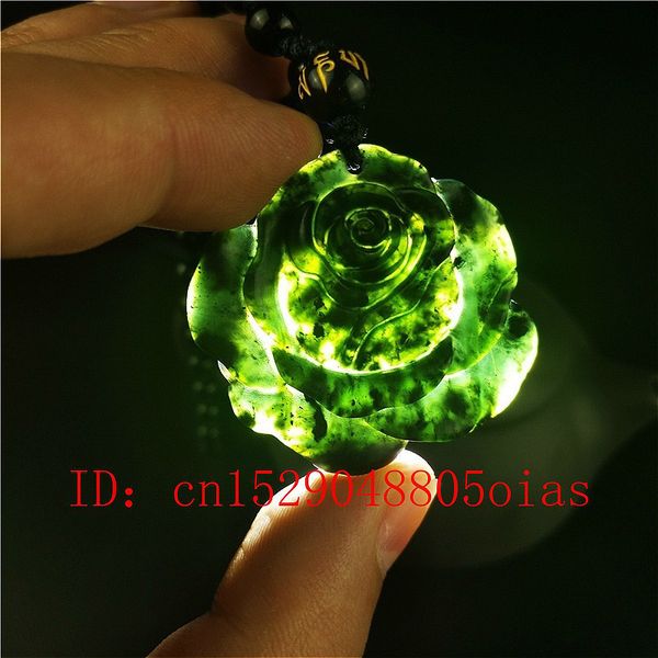 сертифицированный китайский natural black green jade rose ожерелье obsidian charm украшения аксессуары резные амулет подарки, Silver
сертифицированный китайский natural black green jade rose ожерелье obsidian charm украшения аксессуары резные амулет подарки, Silver