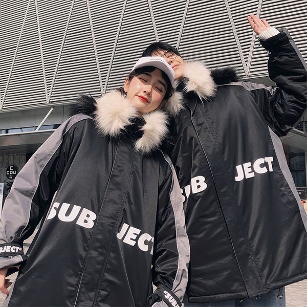 uyuk2019 new winter casual сыпучего облегающей горячие стиль средней длина хлопок ватник с толстой шерстью воротником для мужчин homme, Black
uyuk2019 new winter casual сыпучего облегающей горячие стиль средней длина хлопок ватник с толстой шерстью воротником для мужчин homme, Black
