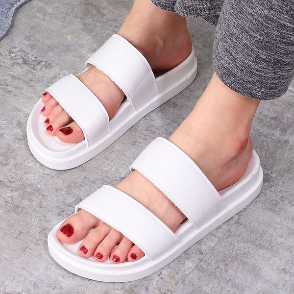 women summer casual slippers platform fla heel peep toe solid simple slides outdoor beach female ladies shoes zapatos de mujer, Black
women summer casual slippers platform fla heel peep toe solid simple slides outdoor beach female ladies shoes zapatos de mujer, Black