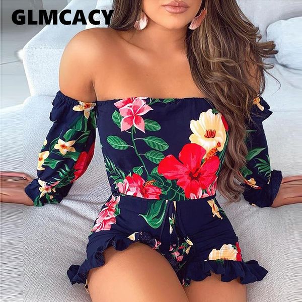 женщины с плеча цветочным принтом romperplaysuit chic boho пляж шифон romper короткий легкий костюм с шортами, Black;white
женщины с плеча цветочным принтом romperplaysuit chic boho пляж шифон romper короткий легкий костюм с шортами, Black;white