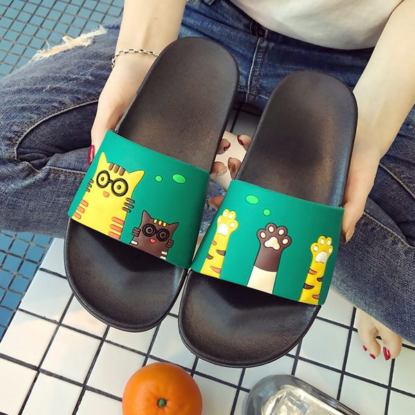 fashion women slippers summer women slides cute cat cartoon platform sandals slip on flip flops zapatillas mujer dropshipping, Black
fashion women slippers summer women slides cute cat cartoon platform sandals slip on flip flops zapatillas mujer dropshipping, Black
