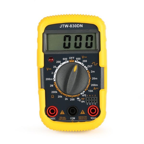 jtw-830dn handheld mini digital multimeter 1999 counts ac/dc volt amp ohm diode hfe continuity square wave output tester
jtw-830dn handheld mini digital multimeter 1999 counts ac/dc volt amp ohm diode hfe continuity square wave output tester
