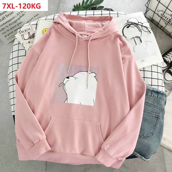 autumn women funny sweatshirts hooded hoodies cartoon bear loose sweatshirts large size 7xl 6xl 54 56 58 52 thin hoodies 100kg, Black
autumn women funny sweatshirts hooded hoodies cartoon bear loose sweatshirts large size 7xl 6xl 54 56 58 52 thin hoodies 100kg, Black
