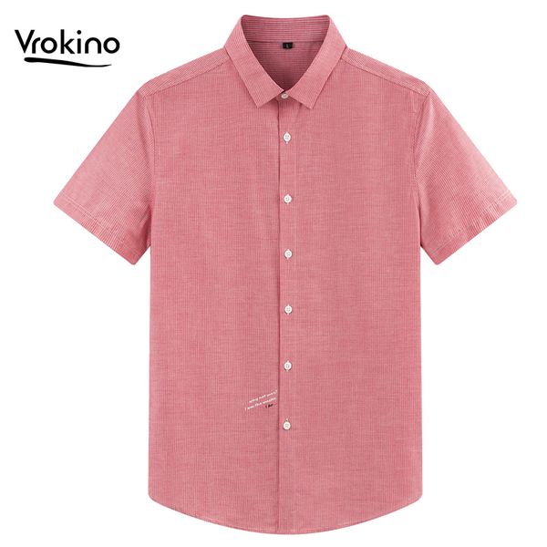 2020 summer new shirt men's short sleeve men's fashion slim stretch 100% cotton shirt red grey, White;black
2020 summer new shirt men's short sleeve men's fashion slim stretch 100% cotton shirt red grey, White;black