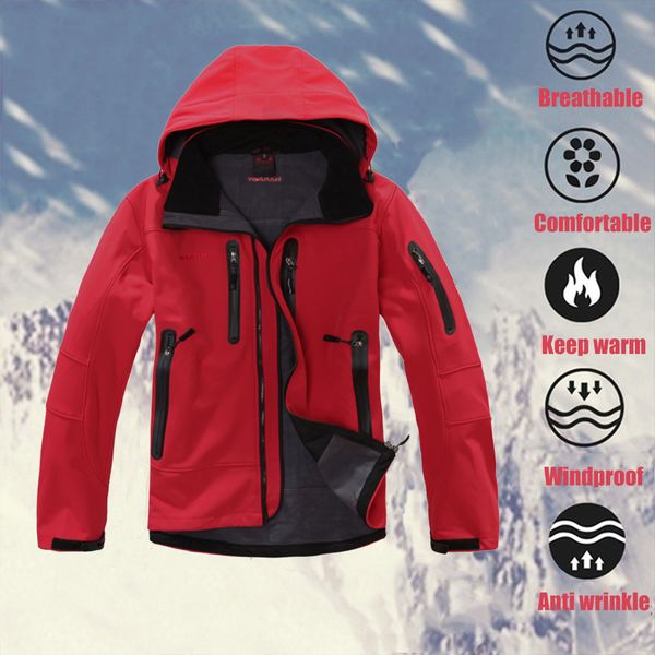 outdoor warm men's jacket winter hooded softshell for windproof waterproof soft coat outdoor mountaineering men's fishing jacket, Blue;black
outdoor warm men's jacket winter hooded softshell for windproof waterproof soft coat outdoor mountaineering men's fishing jacket, Blue;black