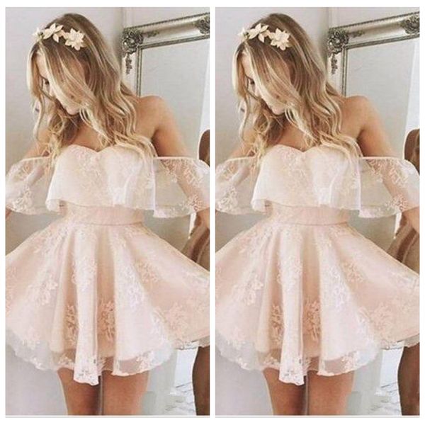 sweetheart lace appliques young homecoming dress short mini 2020 graduations party gowns cheap, Blue;pink
sweetheart lace appliques young homecoming dress short mini 2020 graduations party gowns cheap, Blue;pink