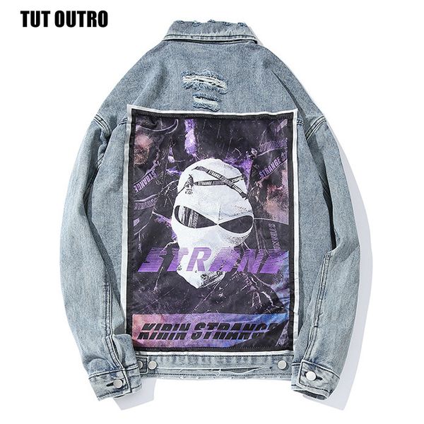 men's fashion denim jacket men's hip hop retro denim jacket alien printing coats streetwear a121, Black;brown
men's fashion denim jacket men's hip hop retro denim jacket alien printing coats streetwear a121, Black;brown