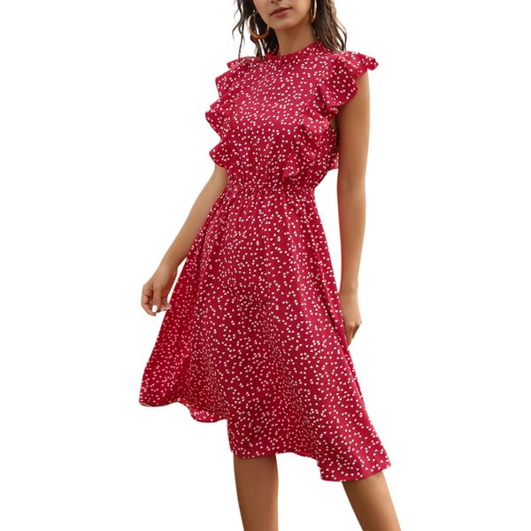 summer polka dot печать платье женские повседневные бабочки рукава гофрированный средняя длина платье, Black;gray
summer polka dot печать платье женские повседневные бабочки рукава гофрированный средняя длина платье, Black;gray
