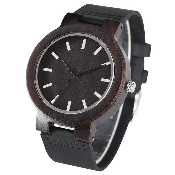 fashion quartz watch for women men timekeeper casual leather strap wooden watches delicate large ebony dial wristwatch, Slivery;brown
fashion quartz watch for women men timekeeper casual leather strap wooden watches delicate large ebony dial wristwatch, Slivery;brown