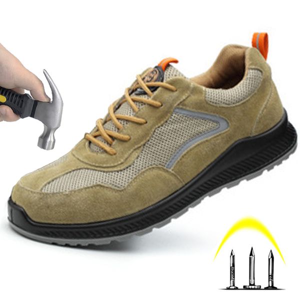 2019 non-slip men's safety shoes anti-smashing stab work shoes breathable deodorant insulated indestructible men's boots, Black
2019 non-slip men's safety shoes anti-smashing stab work shoes breathable deodorant insulated indestructible men's boots, Black
