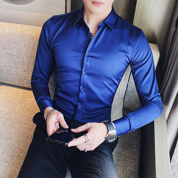 2020 men pure cotton slim fit business shirts/male brand clothing camisas hombre casual long-sleeved shirts s-3xl, White;black
2020 men pure cotton slim fit business shirts/male brand clothing camisas hombre casual long-sleeved shirts s-3xl, White;black