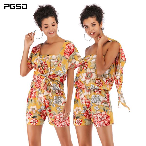 pgsd 2019 new spring summer fashion women clothes boat neck flower printed chiffon short-sleeve elastic waist shorts suit female, White
pgsd 2019 new spring summer fashion women clothes boat neck flower printed chiffon short-sleeve elastic waist shorts suit female, White