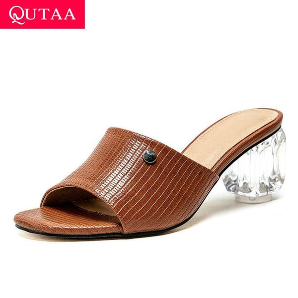 qutaa 2020 pu leather casual women shoes slingback transparent square high heel sandals square open-toed ladies pumps size 34-43, Black
qutaa 2020 pu leather casual women shoes slingback transparent square high heel sandals square open-toed ladies pumps size 34-43, Black