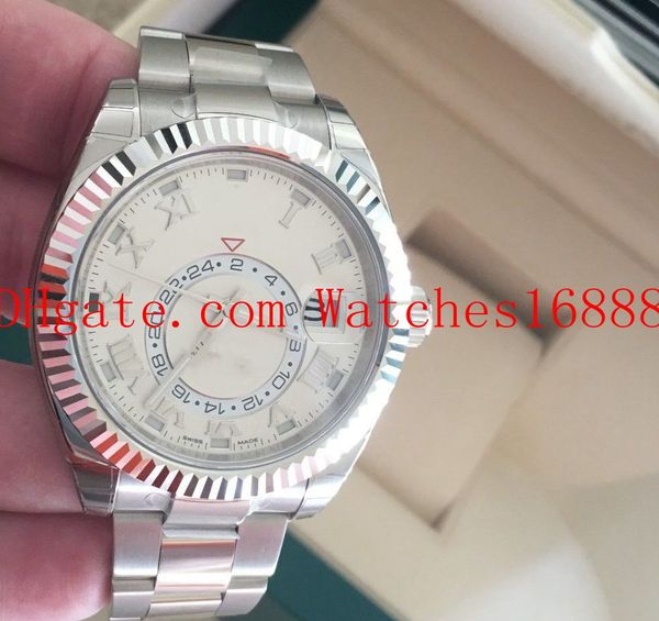 perpetual 42mm sky-dweller gmt workin 326934 326933 326938 asia 2813 movement automatic mens watch 18k white gold watches box/papers, Slivery;brown
perpetual 42mm sky-dweller gmt workin 326934 326933 326938 asia 2813 movement automatic mens watch 18k white gold watches box/papers, Slivery;brown