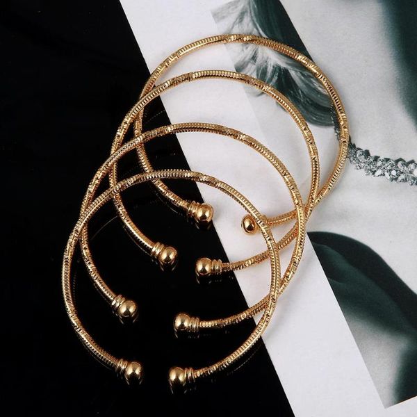 gold color 4pcs openable bangle arab ethiopian bangle dubai africa women jewelry, Black
gold color 4pcs openable bangle arab ethiopian bangle dubai africa women jewelry, Black