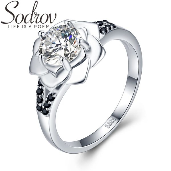 sodrov 925 sterling silver ring female bague flower trendy wedding rings for women sterling silver jewelry g073, Golden;silver
sodrov 925 sterling silver ring female bague flower trendy wedding rings for women sterling silver jewelry g073, Golden;silver