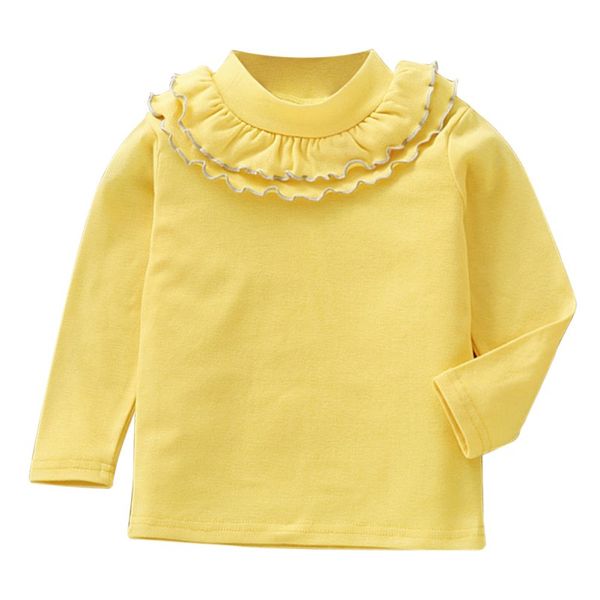 spring autumn child kids clothing girls o-neck long sleeve solid cotton t-shirt soft casual ruffle neck toddler clothes, Blue
spring autumn child kids clothing girls o-neck long sleeve solid cotton t-shirt soft casual ruffle neck toddler clothes, Blue