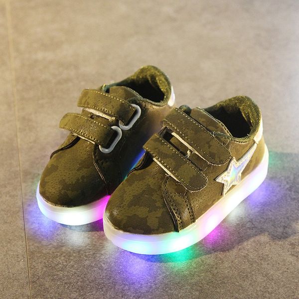 new arrival kids casual lighted shoes girls boys glowing camouflage sneakers children shoes led light baby girl lovely shose, Black
new arrival kids casual lighted shoes girls boys glowing camouflage sneakers children shoes led light baby girl lovely shose, Black