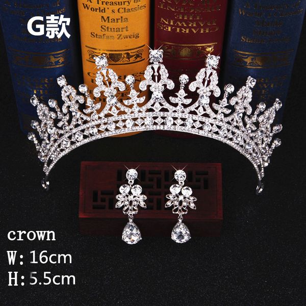 bridal hair accessories tiara headdress headband hair clips women crystal pearls decor band+earrings jewelry wedding, Golden;white
bridal hair accessories tiara headdress headband hair clips women crystal pearls decor band+earrings jewelry wedding, Golden;white