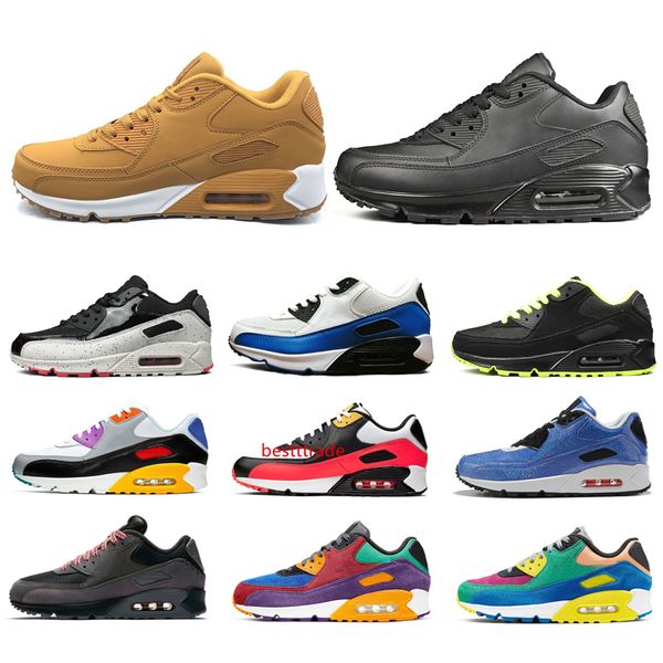 90 running shoes men women yellow triple black white mixtape be true bred mens casual outdoor sports sneakers size 5.5-11
90 running shoes men women yellow triple black white mixtape be true bred mens casual outdoor sports sneakers size 5.5-11