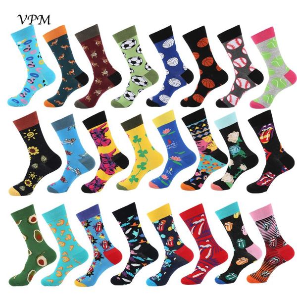 vpm new colorful cotton cool men's socks harajuku hip hop happy cartoon funny ball red tongue avocado socks for man gifts, Black
vpm new colorful cotton cool men's socks harajuku hip hop happy cartoon funny ball red tongue avocado socks for man gifts, Black