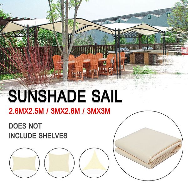 3x3/2.6m 300d canvas waterproof tent canopy sun shelter cloth outdoor roof cover tent patio awning garden supplies tool
3x3/2.6m 300d canvas waterproof tent canopy sun shelter cloth outdoor roof cover tent patio awning garden supplies tool