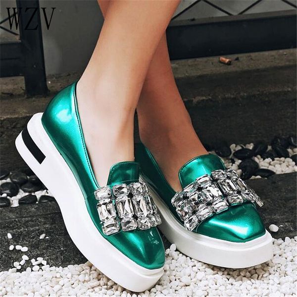 pearly lustre rhinestone women flats shoes 2019 spring fashion creepers shoes lady loafers ladies slip on platform woman, Black
pearly lustre rhinestone women flats shoes 2019 spring fashion creepers shoes lady loafers ladies slip on platform woman, Black