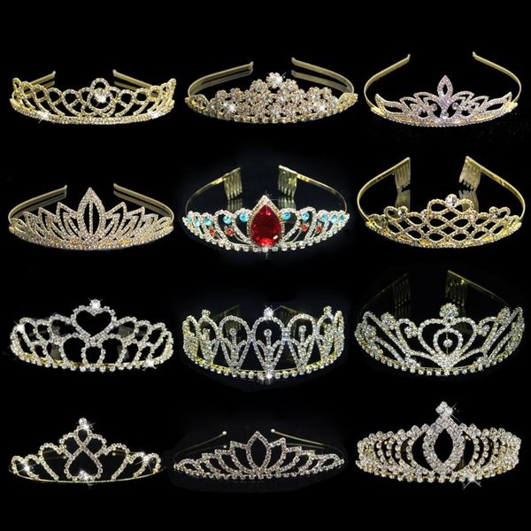 fashion rhinestone bridal tiaras and crowns for bridal women headpiece gold crystal princess tiara wedding hair accessories, Golden;white
fashion rhinestone bridal tiaras and crowns for bridal women headpiece gold crystal princess tiara wedding hair accessories, Golden;white