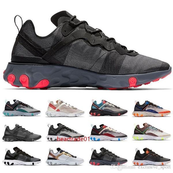 новый 2019 react element 55 87 кроссовки мужчины женщины тройной черный металлик золото красный мужской дизайнер тренер спортивные кроссовки
новый 2019 react element 55 87 кроссовки мужчины женщины тройной черный металлик золото красный мужской дизайнер тренер спортивные кроссовки