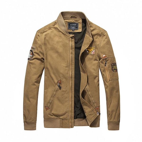 british style men flight jacket 2016 new khaki casual short jacket badge long sleeve thin spring/ autumn fashion coat solid 4xl, Black;brown
british style men flight jacket 2016 new khaki casual short jacket badge long sleeve thin spring/ autumn fashion coat solid 4xl, Black;brown
