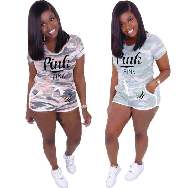 felyn 2020 two pieces tracksuits women set camouflage letters t-shirt and shorts elastic outfits, White
felyn 2020 two pieces tracksuits women set camouflage letters t-shirt and shorts elastic outfits, White