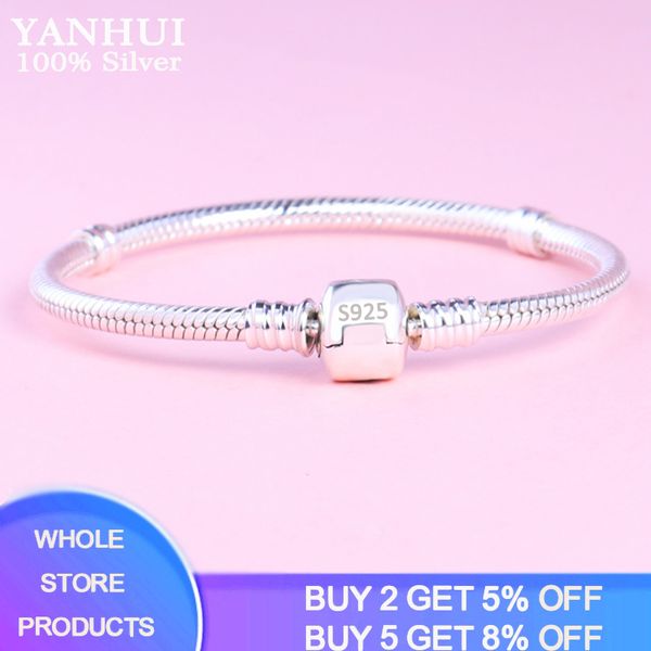 yanhui 3mm snake chain safety clasp european brand original bracelet fit diy charms bracelets & bangles silver jewelry for women, Golden;silver
yanhui 3mm snake chain safety clasp european brand original bracelet fit diy charms bracelets & bangles silver jewelry for women, Golden;silver