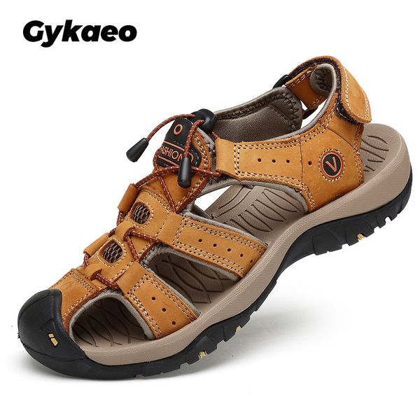 men's sandals summer soft sandals comfortable men shoes genuine leather big size soft outdoor men roman size 47, Black
men's sandals summer soft sandals comfortable men shoes genuine leather big size soft outdoor men roman size 47, Black