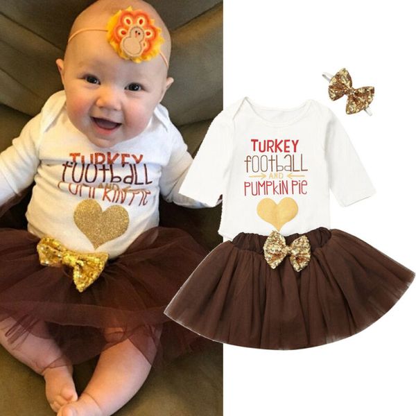 мой первый день благодарения baby girl одежда письмо печатных турция комбинезон + пачка юбка кружева decro с бантом 3шт наряды набор, White
мой первый день благодарения baby girl одежда письмо печатных турция комбинезон + пачка юбка кружева decro с бантом 3шт наряды набор, White