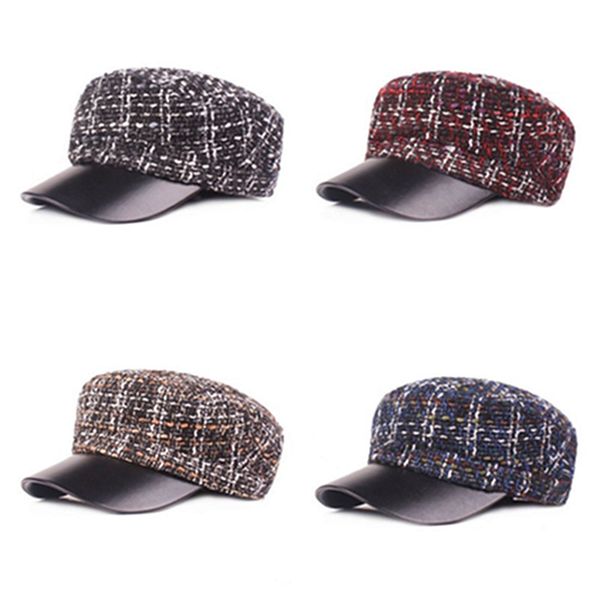 xdanqinx women's autumn winter fashion retro newsboy caps new style plaid joker female beret hat warm vintage lady winter hats, Blue;gray
xdanqinx women's autumn winter fashion retro newsboy caps new style plaid joker female beret hat warm vintage lady winter hats, Blue;gray