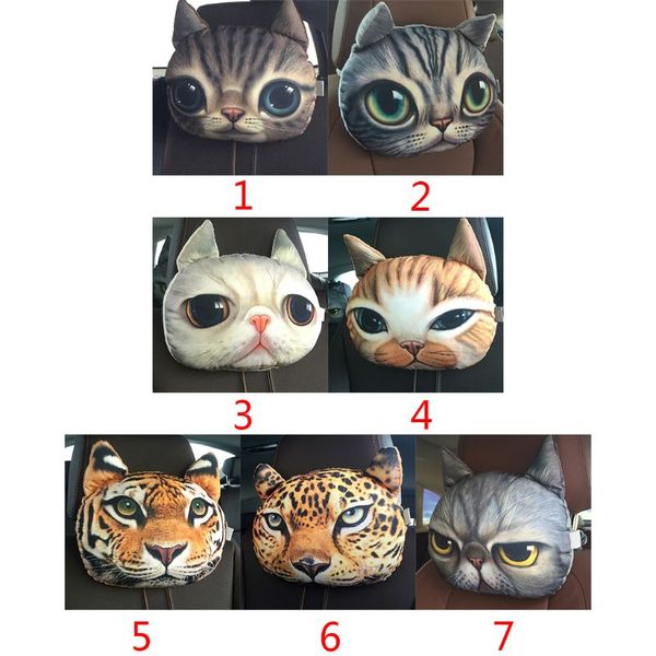 3d printed tiger cat face car headrest neck rest auto neck safety cushion/ car support headrest with activated carbon
3d printed tiger cat face car headrest neck rest auto neck safety cushion/ car support headrest with activated carbon