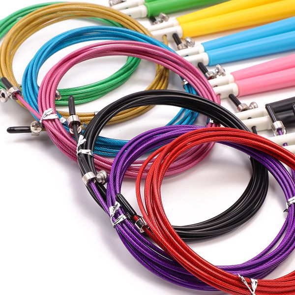 5 colors adjustable skipping rope 3m speed steel wire skipping jump rope crossfit crossfit mma box gome gym fitnesss equipment
5 colors adjustable skipping rope 3m speed steel wire skipping jump rope crossfit crossfit mma box gome gym fitnesss equipment