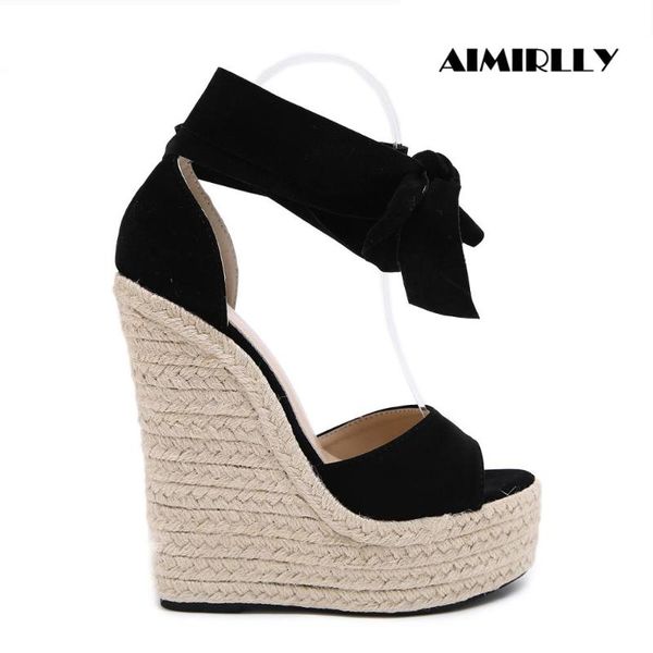 womens sky high straw wedge sandals peep toe high heels platform summer shoes cover heel lace up black faux suede aimrilly
womens sky high straw wedge sandals peep toe high heels platform summer shoes cover heel lace up black faux suede aimrilly