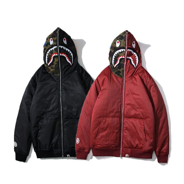 classic tide brand hoodie mens designer jacket fashion casual parker luxury shark embroidered camouflage cotton jacket trend cotton jacket, Black;brown
classic tide brand hoodie mens designer jacket fashion casual parker luxury shark embroidered camouflage cotton jacket trend cotton jacket, Black;brown