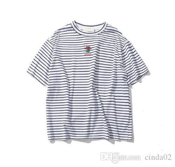 rose embroidery striped mens t-shirt short sleeve summer hi-street oversized hip hop tshirt cotton tee shirts, White;black
rose embroidery striped mens t-shirt short sleeve summer hi-street oversized hip hop tshirt cotton tee shirts, White;black