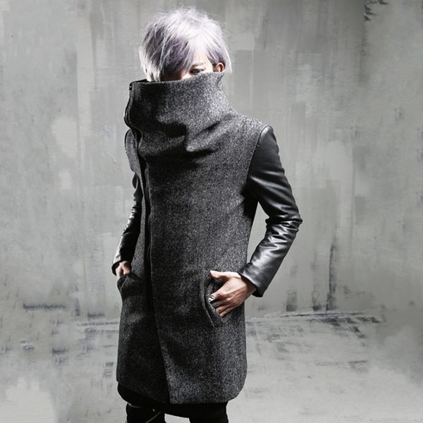 men's wool & blends luxury 2021 winter long thicken men woolen trench coats casual slim mens lapels overcoats fashion warm turtleneck j, Black
men's wool & blends luxury 2021 winter long thicken men woolen trench coats casual slim mens lapels overcoats fashion warm turtleneck j, Black