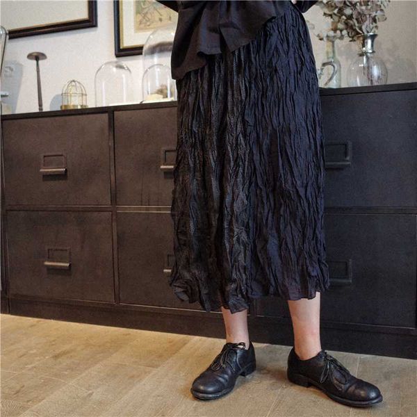 2018 new men clothing hair stylist hip hop street loose fold stitching fabric skirt singer costumes, Black
2018 new men clothing hair stylist hip hop street loose fold stitching fabric skirt singer costumes, Black